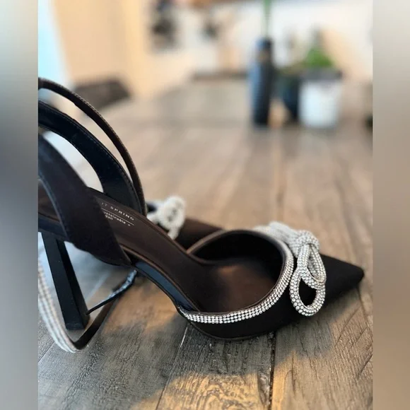 Call it Spring Galaa Rhinestone High Heels, size 7.5. - Picture 9 of 14